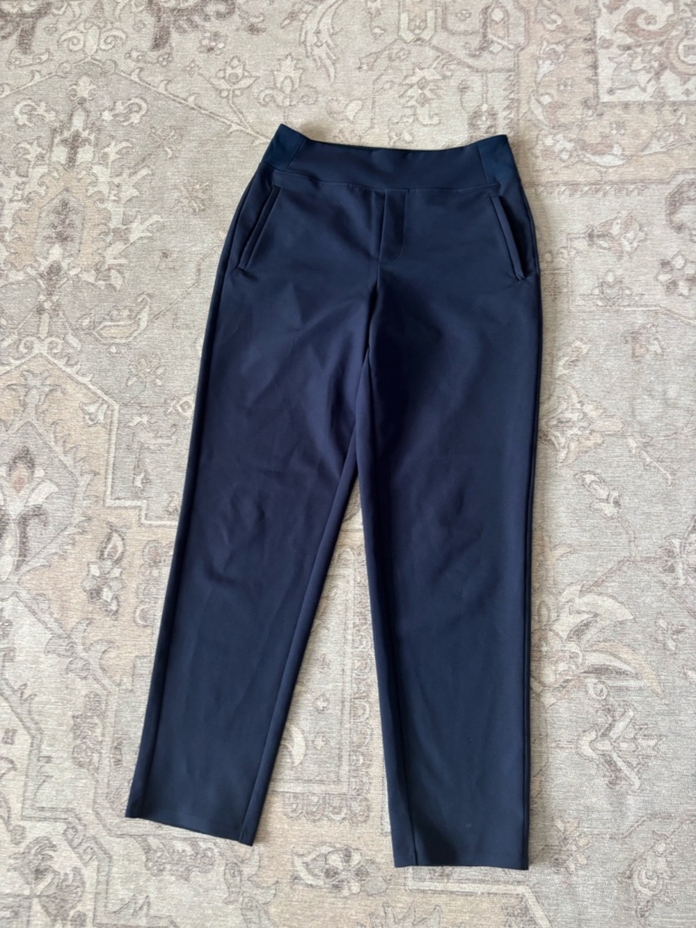 Athleta- Navy High-Rise Active Pants